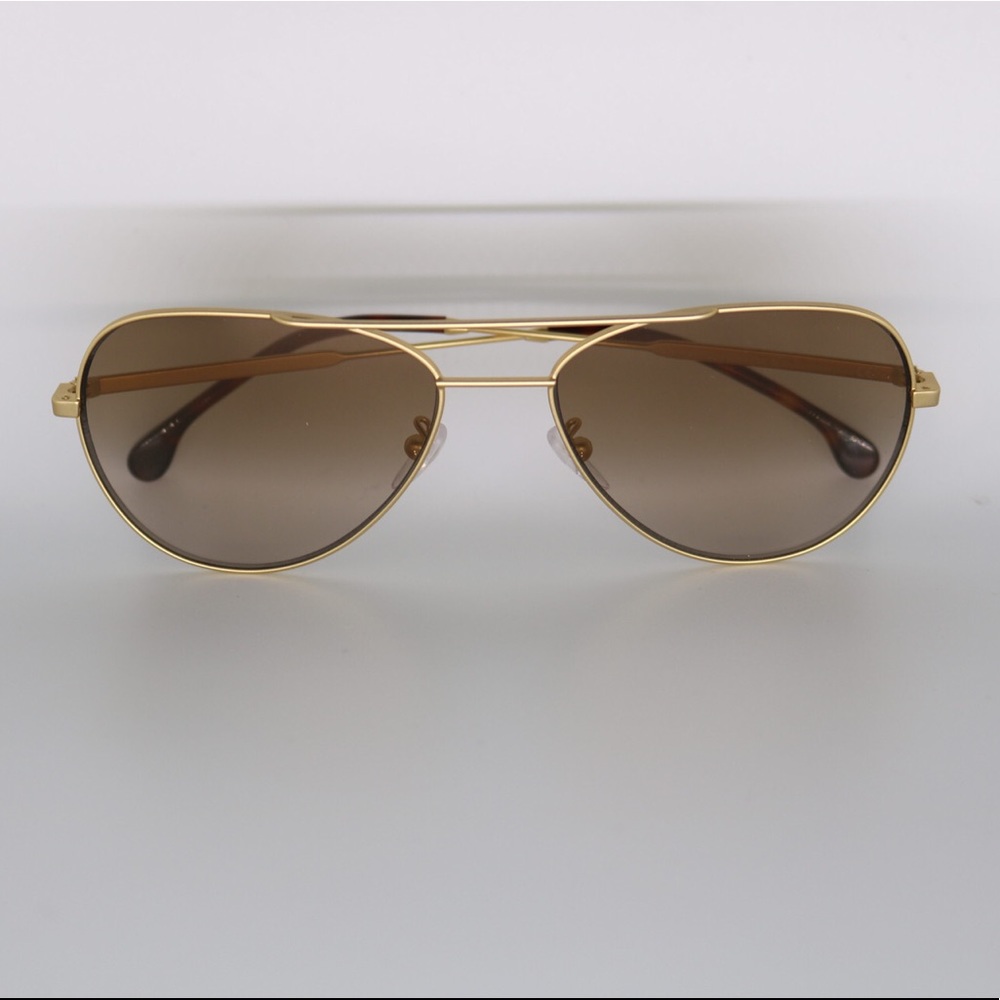 Paul Smith Angus 58mm Aviator Sunglasses in matte gold